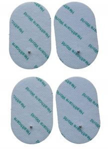 Oval Stud Reusable Tens Electrode Pads Set of 4 