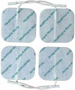 Set of 4 Square Reusable Tens Electrode Pads 5cm x 5cm