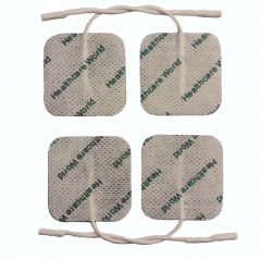 Square Reusable TENS Electrode Pads 4cm x 4cm Set of 4 