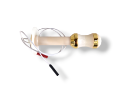 TENS/EMS Vaginal Electrode Probe PERIPROBE VAG-2STW Gold-Plated E-STIM Biofeedback Device