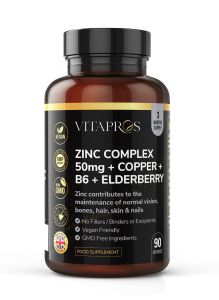 ZINC COMPLEX 50mg + COPPER + B6 + ELDERBERRY