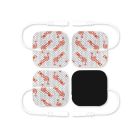 5x5 cm Square TENS Electrode Pads (Pack of 4) – Reusable Self-Adhesive Electrodes